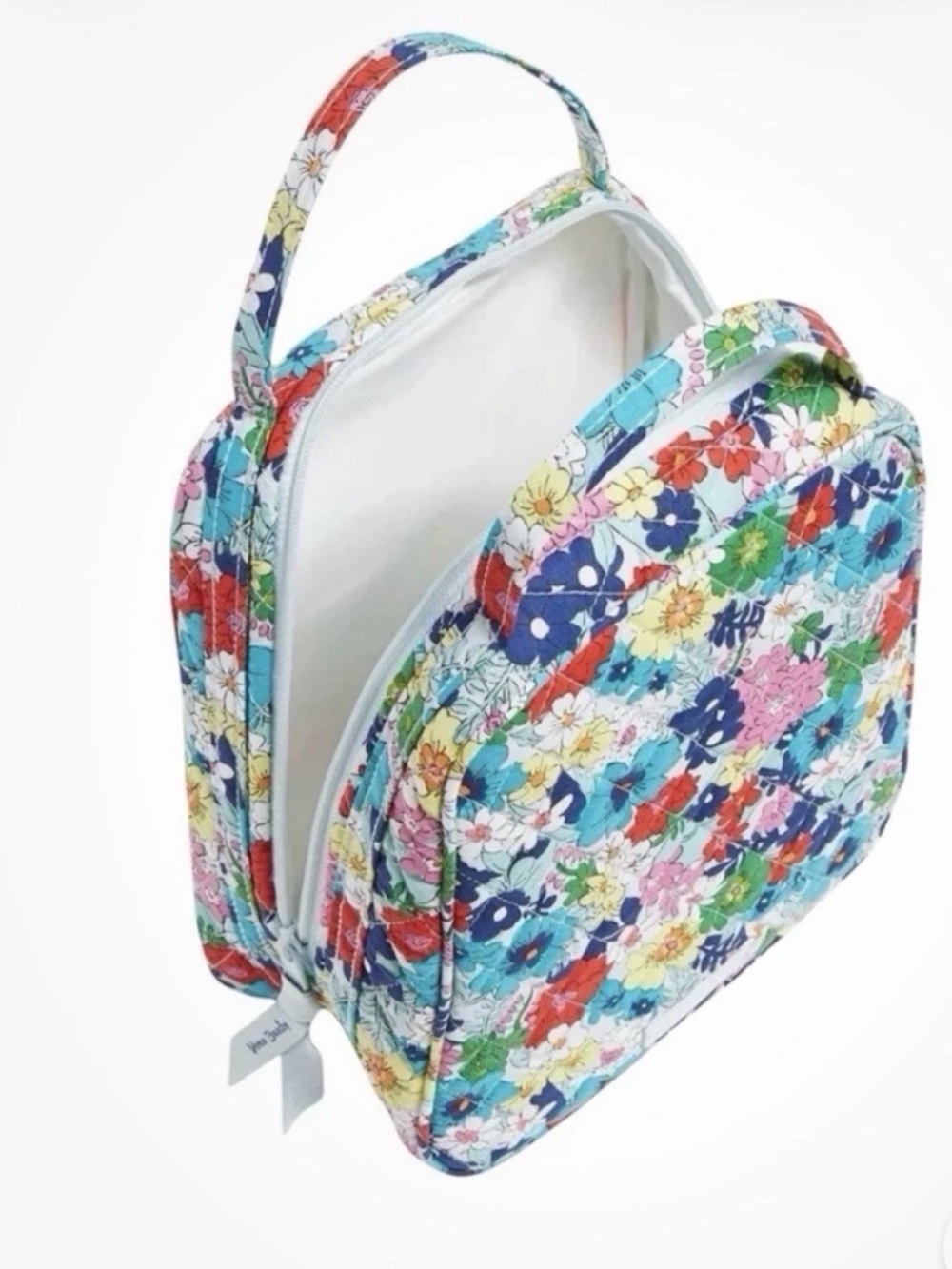 Vera Bradley Far Out Insulated Lunch Bag Floral Lunch Tote Cottagecore Travel - Picture 2 of 15